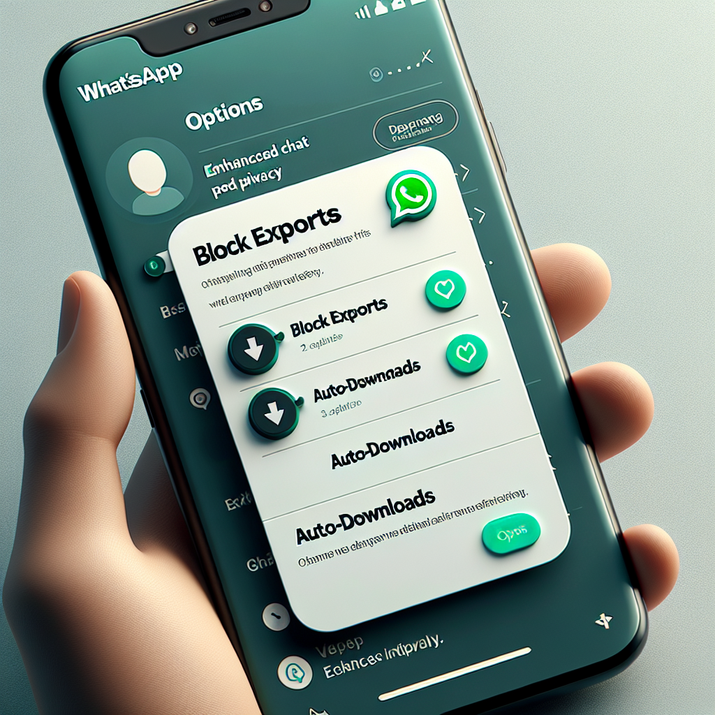 WhatsApp Enhances Chat Privacy by Blocking Exports and Auto-Downloads ...