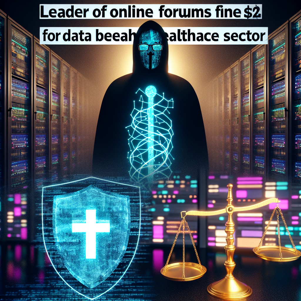 Breachforums Leader Fined 700K for Healthcare Data Breach